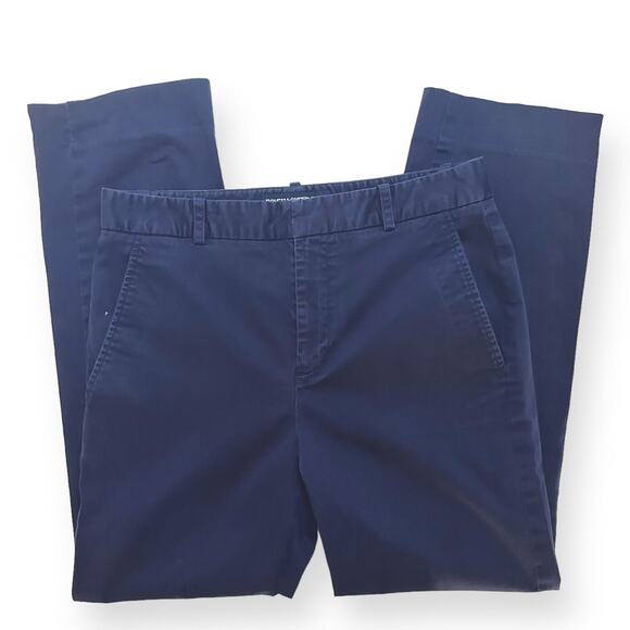 RALPH LAUREN GOLF Classic Chino Golf Fit Pants Mid Rise Blue Tapered Fit Size 4 - Picture 3 of 8